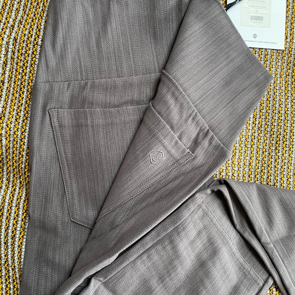 LAST! Size L - Women’s Moto jeggings- gray - Picture 2 of 4